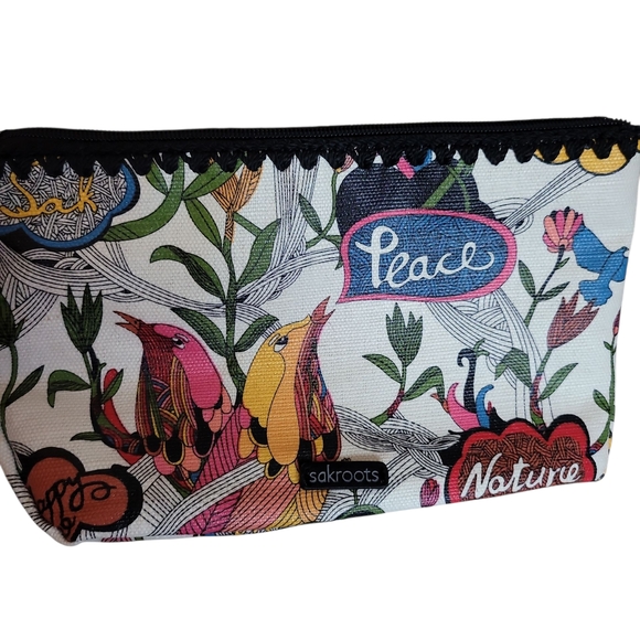 Sakroots Multicolor Nature-Inspired Pouch-large - Picture 1 of 6